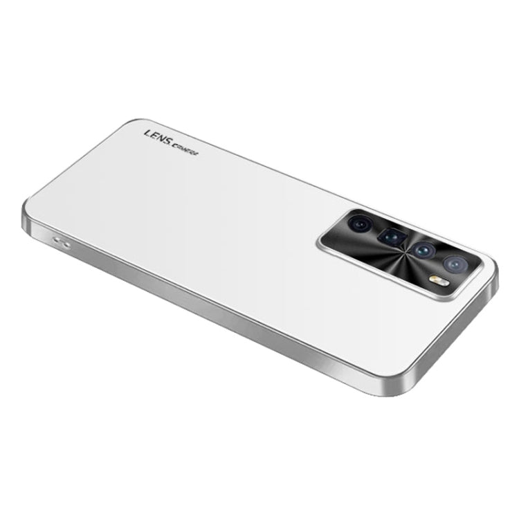 For Huawei nova 7 Pro 5G AG Frosted Electroplating Acrylic Phone Case