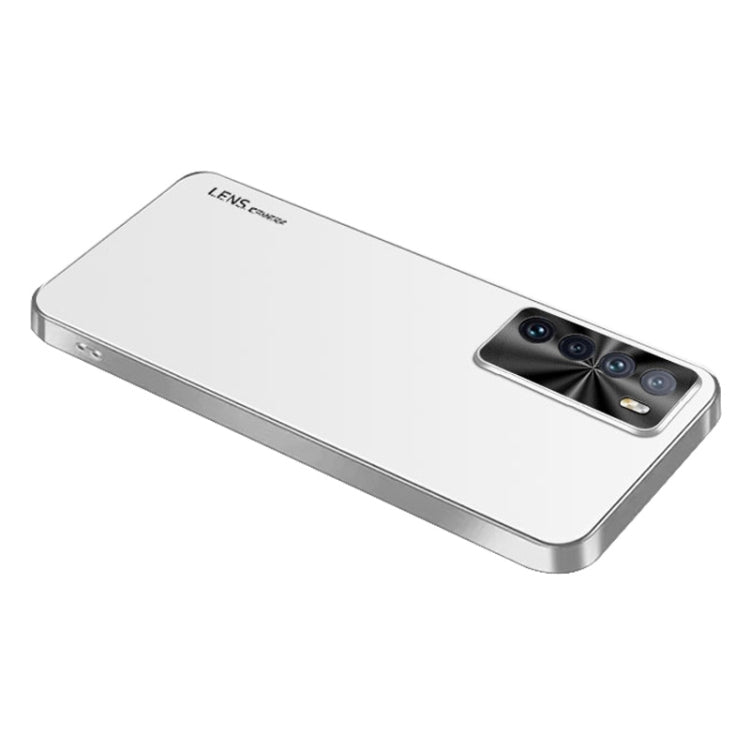 For Huawei nova 7 5G AG Frosted Electroplating Acrylic Phone Case