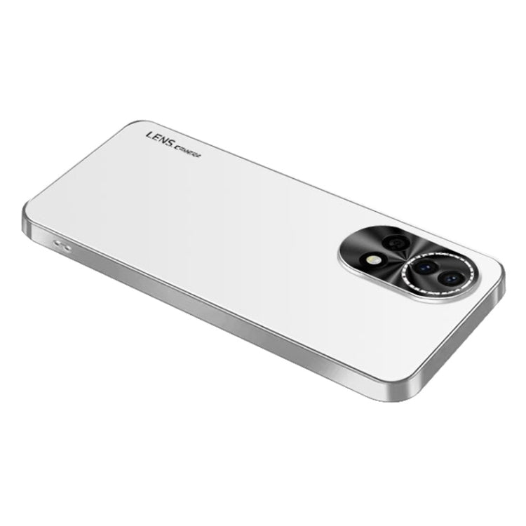For Huawei nova 12 Pro AG Frosted Electroplating Acrylic Phone Case
