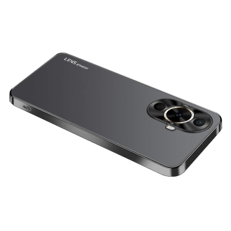 For Huawei nova 12 Lite AG Frosted Electroplating Acrylic Phone Case