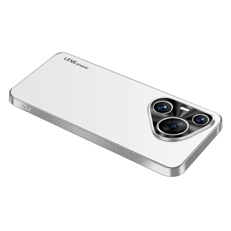 For Huawei Pura 70 AG Frosted Electroplating Acrylic Phone Case