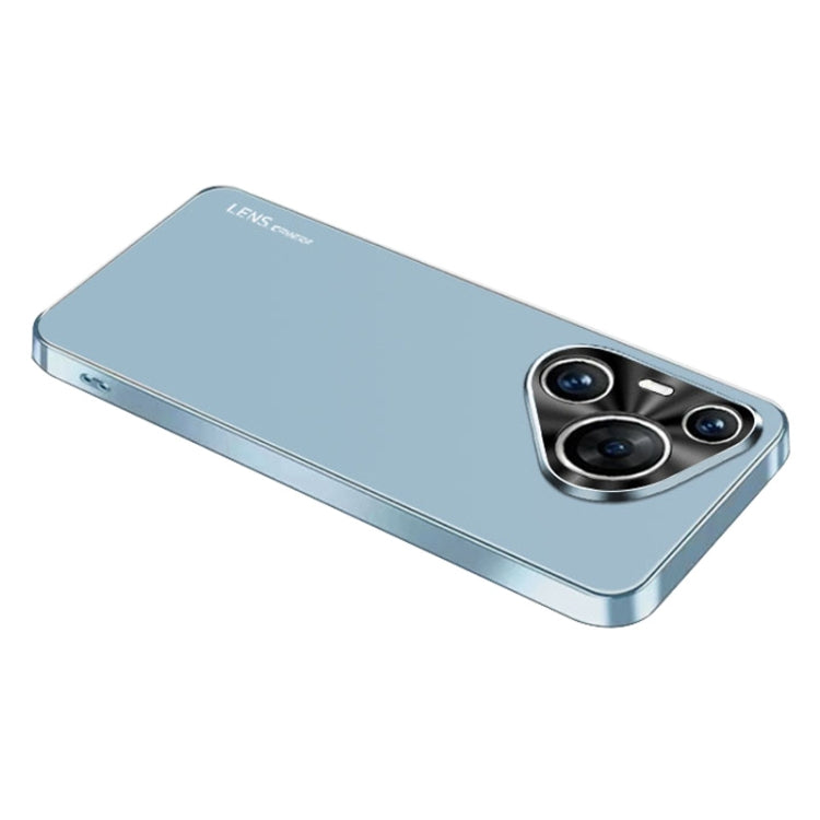 For Huawei Pura 70 AG Frosted Electroplating Acrylic Phone Case