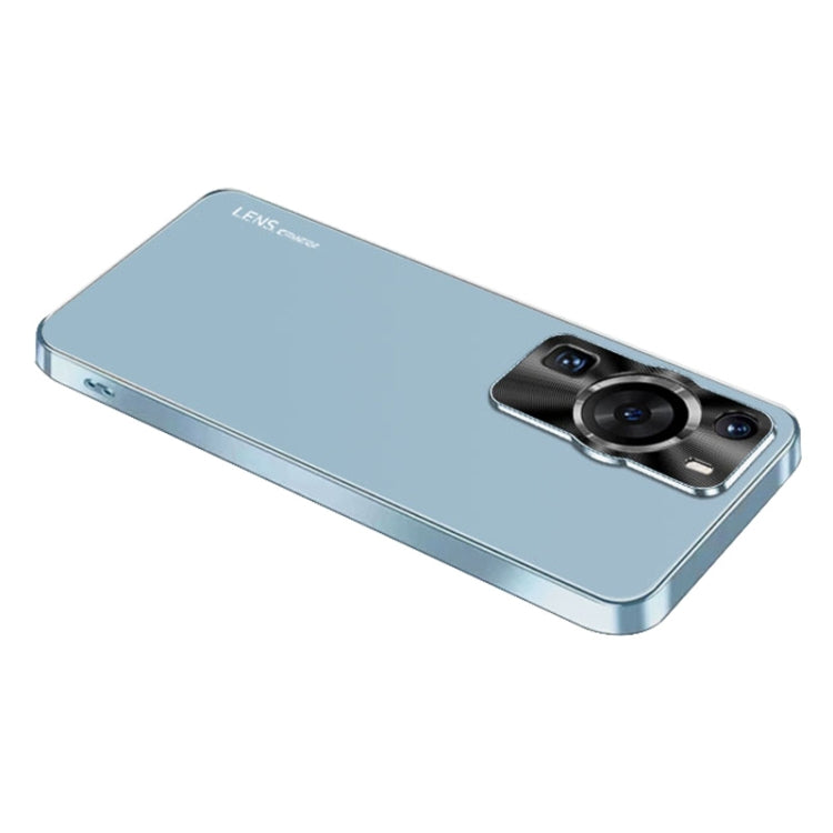 For Huawei P60 Pro AG Frosted Electroplating Acrylic Phone Case