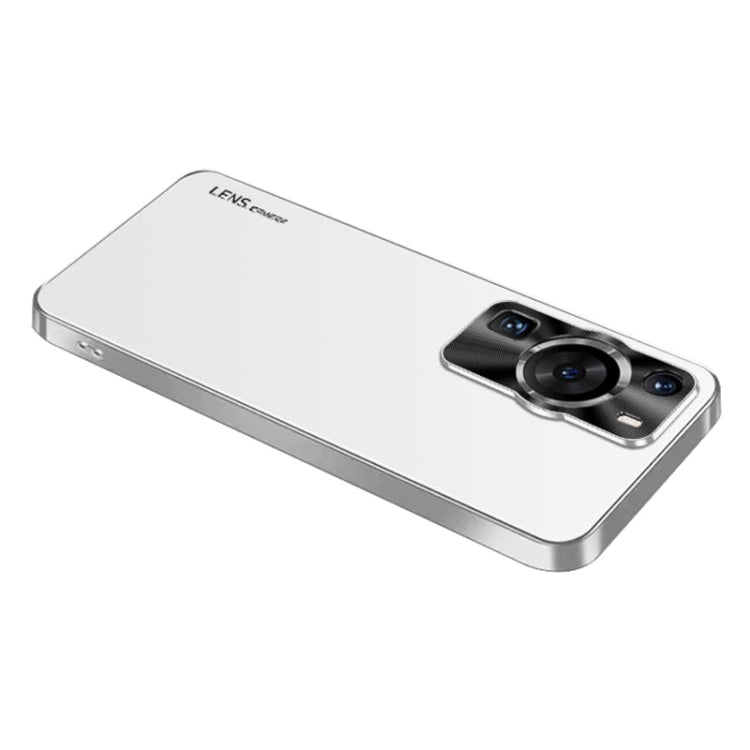 For Huawei P60 AG Frosted Electroplating Acrylic Phone Case