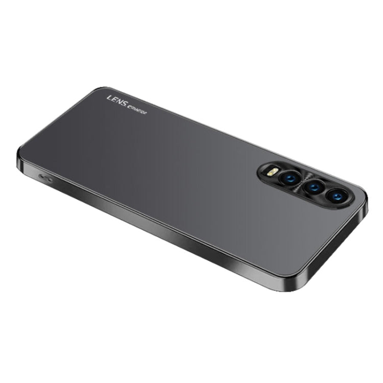 For Huawei P30 AG Frosted Electroplating Acrylic Phone Case