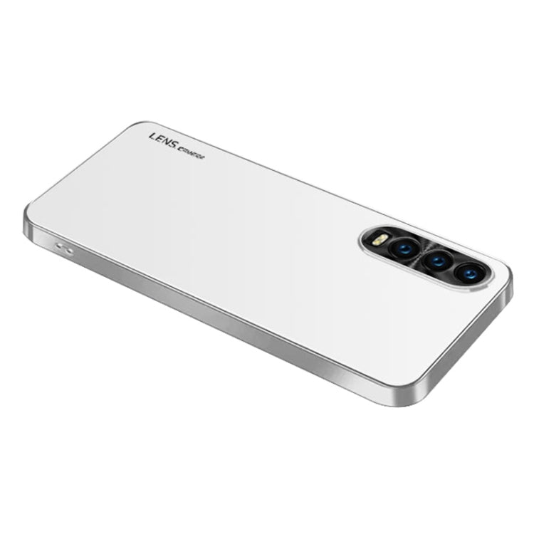 For Huawei P30 AG Frosted Electroplating Acrylic Phone Case