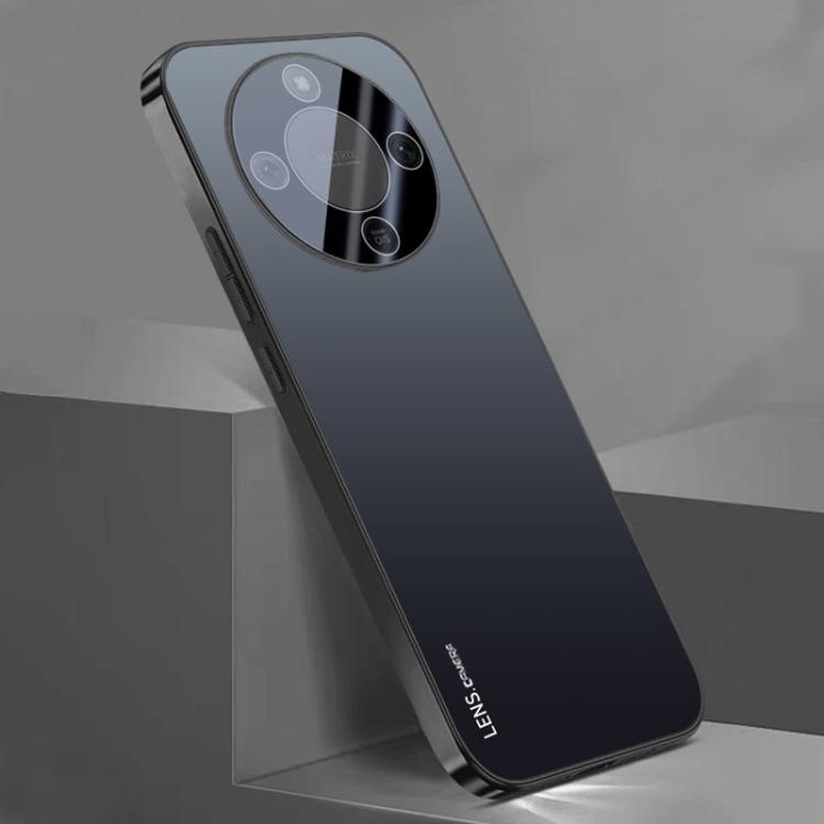 For Honor X7 5G AG Frosted Electroplating Acrylic Phone Case