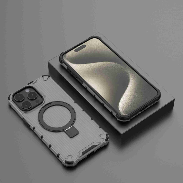 For iPhone 13 Pro Max Grating Holder Shockproof Phone Case