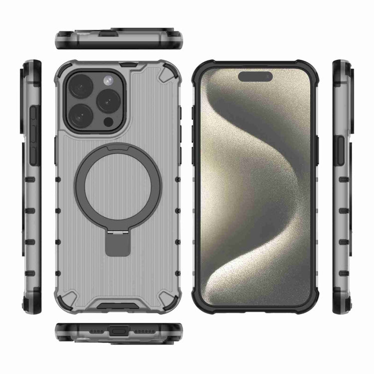 For iPhone 14 Pro Grating Holder Shockproof Phone Case