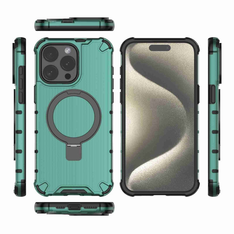 For iPhone 15 Grating Holder Shockproof Phone Case