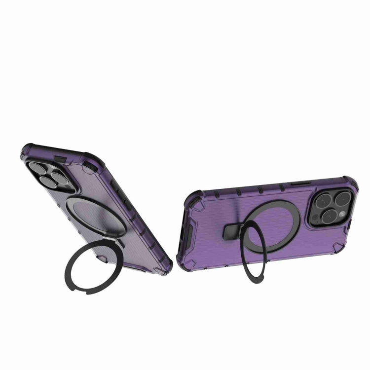 For iPhone 15 Pro Max Grating Holder Shockproof Phone Case