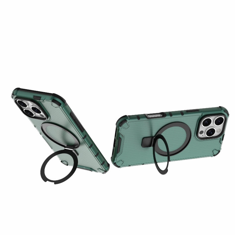 For iPhone 16 Pro Max Grating Holder Shockproof Phone Case