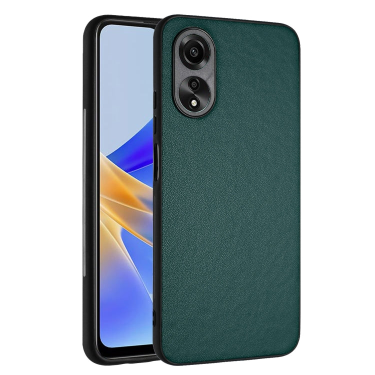 For OPPO A17 Global R20 Leather Pattern Phone Single Case