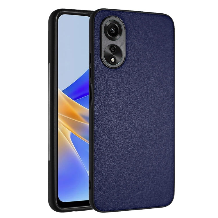 For OPPO A17 Global R20 Leather Pattern Phone Single Case