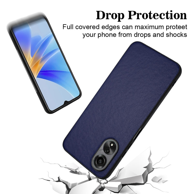 For OPPO A17 Global R20 Leather Pattern Phone Single Case