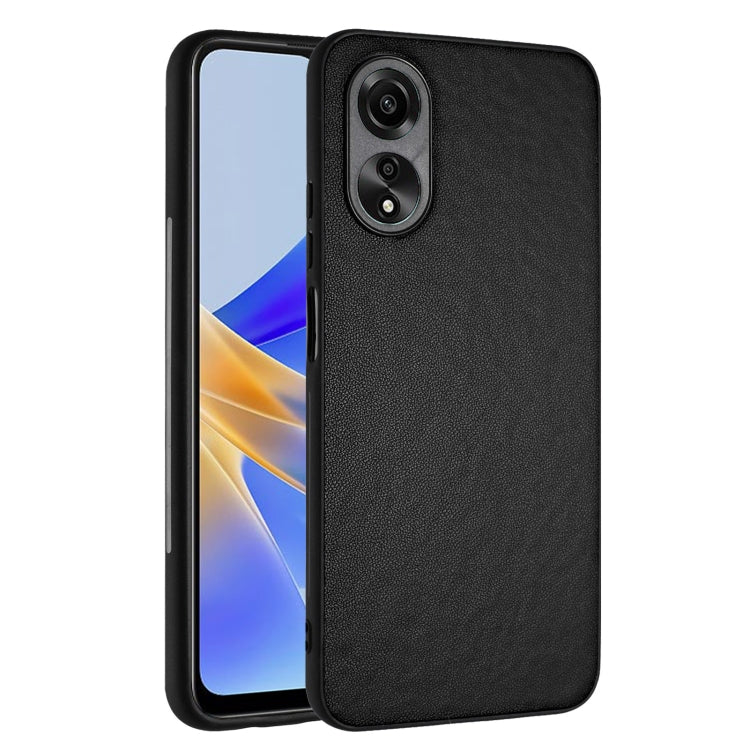 For OPPO A17 Global R20 Leather Pattern Phone Single Case