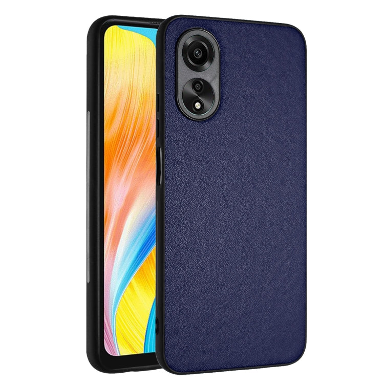 For OPPO A38 4G/A18 4G Global R20 Leather Pattern Phone Single Case