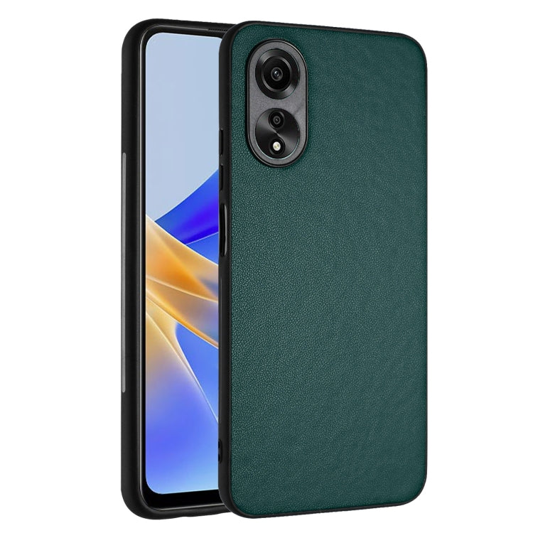 For OPPO A58 4G Global R20 Leather Pattern Phone Single Case
