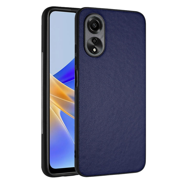 For OPPO A58 4G Global R20 Leather Pattern Phone Single Case