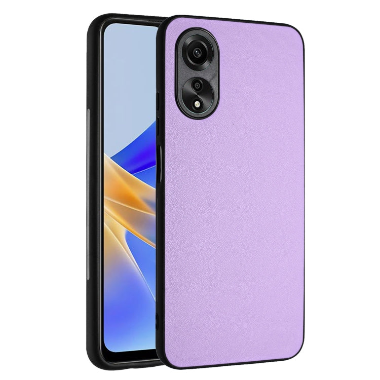 For OPPO A58 4G Global R20 Leather Pattern Phone Single Case