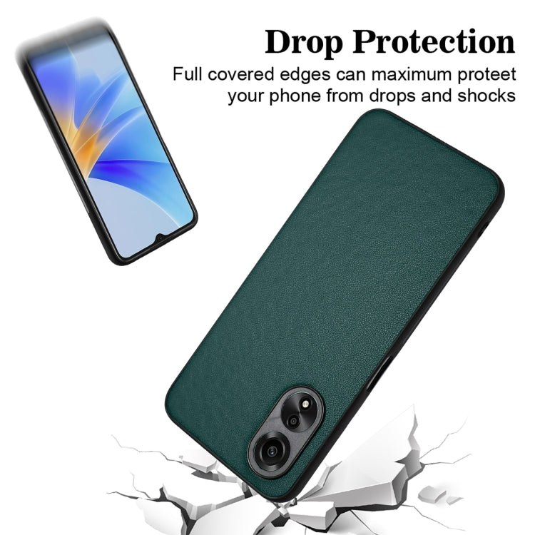 For OPPO A58/A58x/A1x/A1 Active/A2x R20 Leather Pattern Phone Single Case