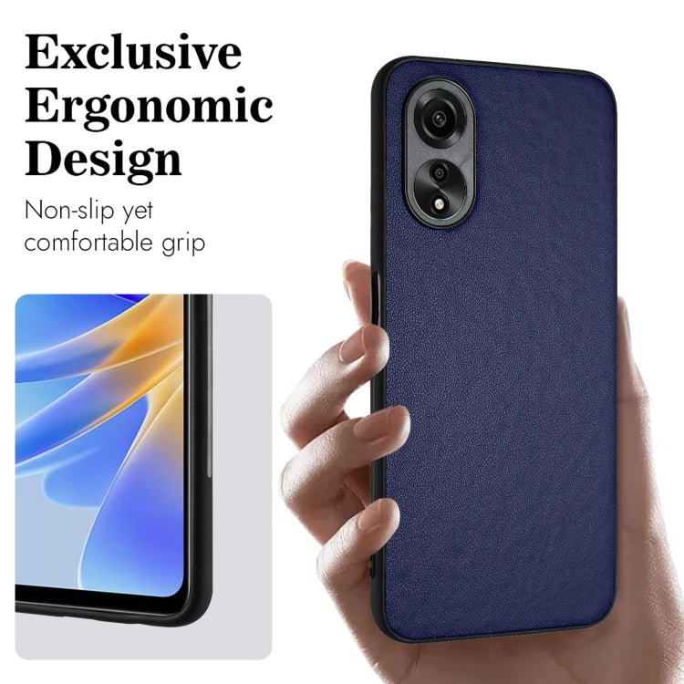 For OPPO A58/A58x/A1x/A1 Active/A2x R20 Leather Pattern Phone Single Case