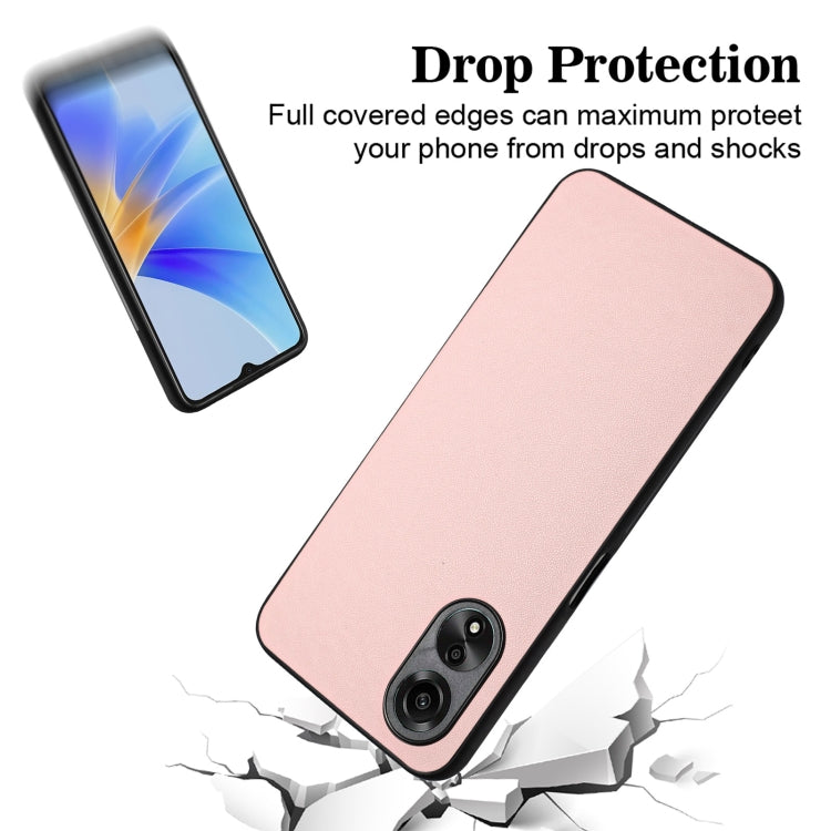 For OPPO A58/A58x/A1x/A1 Active/A2x R20 Leather Pattern Phone Single Case