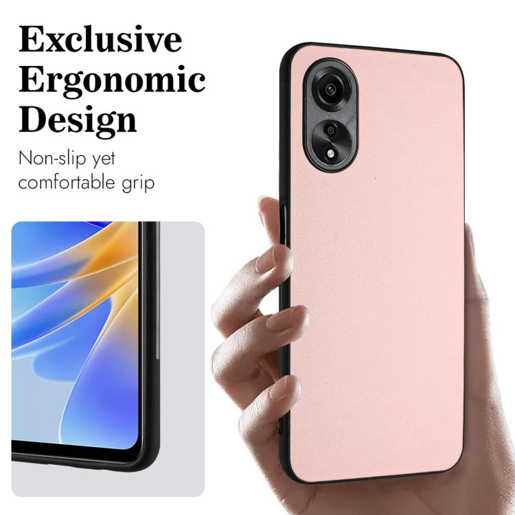 For OPPO A58/A58x/A1x/A1 Active/A2x R20 Leather Pattern Phone Single Case