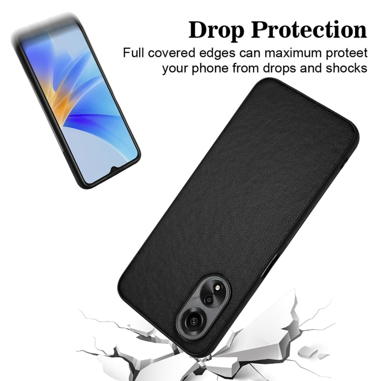 For OPPO A58/A58x/A1x/A1 Active/A2x R20 Leather Pattern Phone Single Case