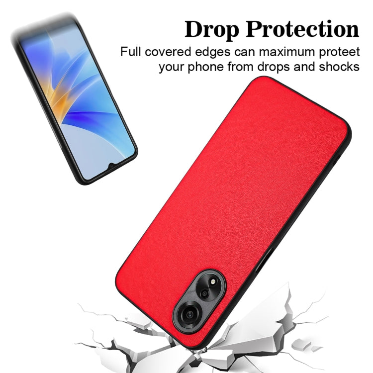 For OPPO A58/A58x/A1x/A1 Active/A2x R20 Leather Pattern Phone Single Case