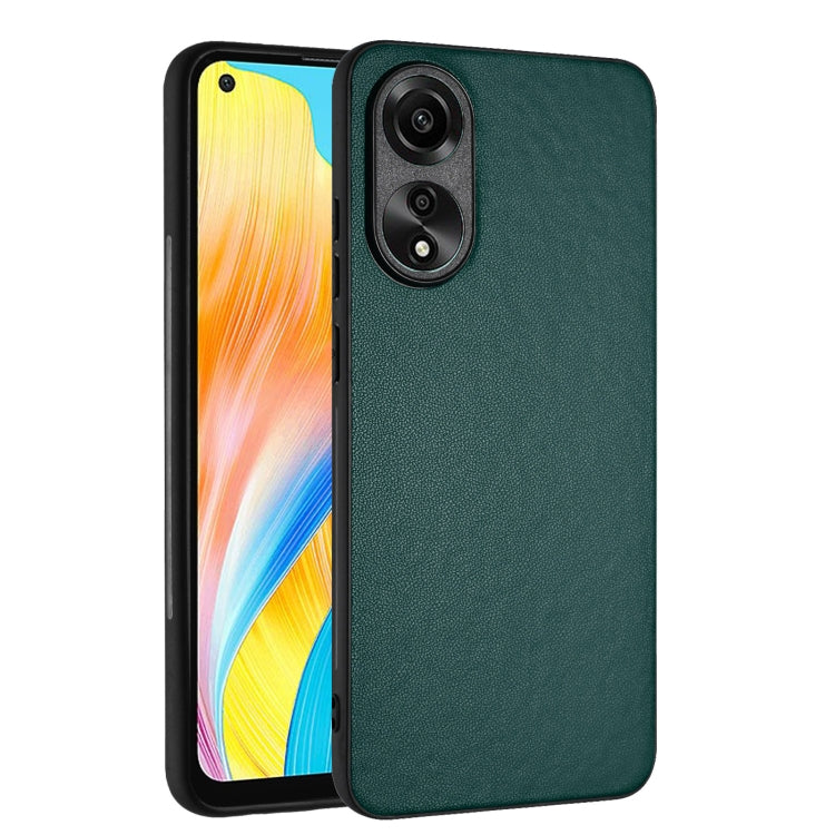 For OPPO A78 4G Global R20 Leather Pattern Phone Single Case