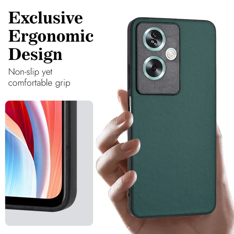 For OPPO A79 5G Global R20 Leather Pattern Phone Single Case