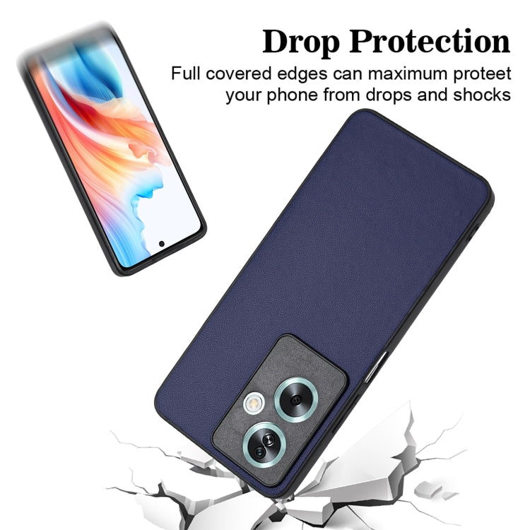 For OPPO A79 5G Global R20 Leather Pattern Phone Single Case