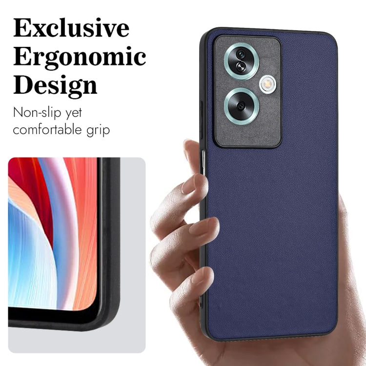 For OPPO A79 5G Global R20 Leather Pattern Phone Single Case