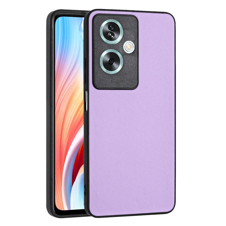 For OPPO A79 5G Global R20 Leather Pattern Phone Single Case