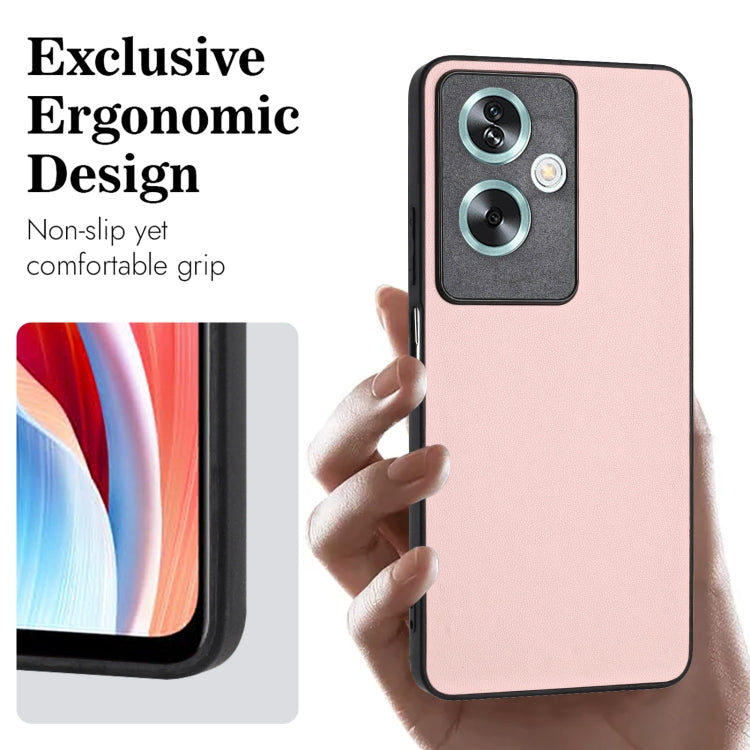 For OPPO A79 5G Global R20 Leather Pattern Phone Single Case