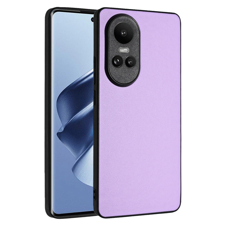 For OPPO Reno10/Reno10 Pro 5G Global R20 Leather Pattern Phone Single Case