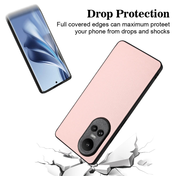 For OPPO Reno10/Reno10 Pro 5G Global R20 Leather Pattern Phone Single Case