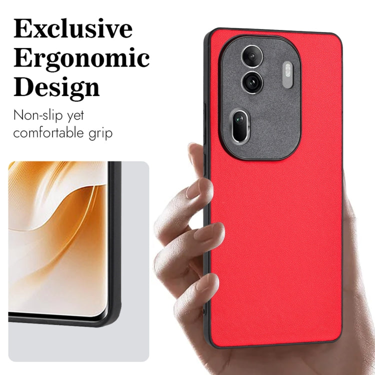 For OPPO Reno11 Pro Global R20 Leather Pattern Phone Single Case