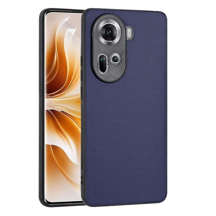 For OPPO Reno11 Global R20 Leather Pattern Phone Single Case