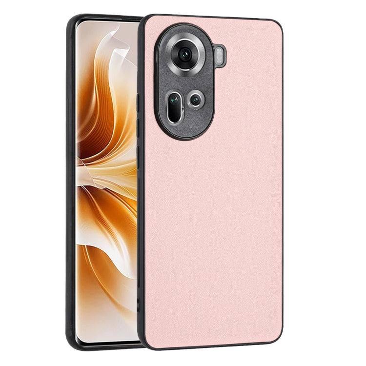 For OPPO Reno11 Global R20 Leather Pattern Phone Single Case
