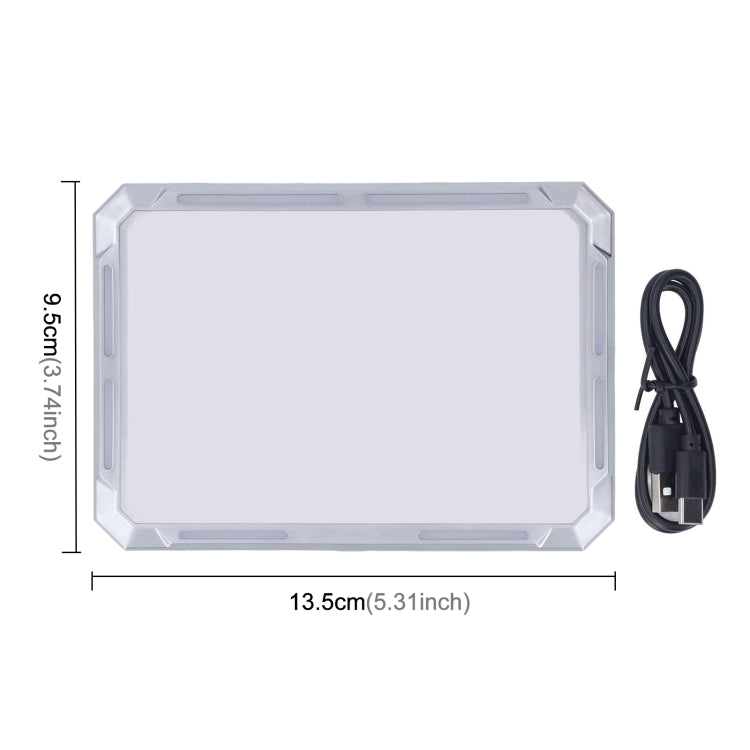 KXK-686 Multifunctional Work Light Portable Floodlight - Metal Silver