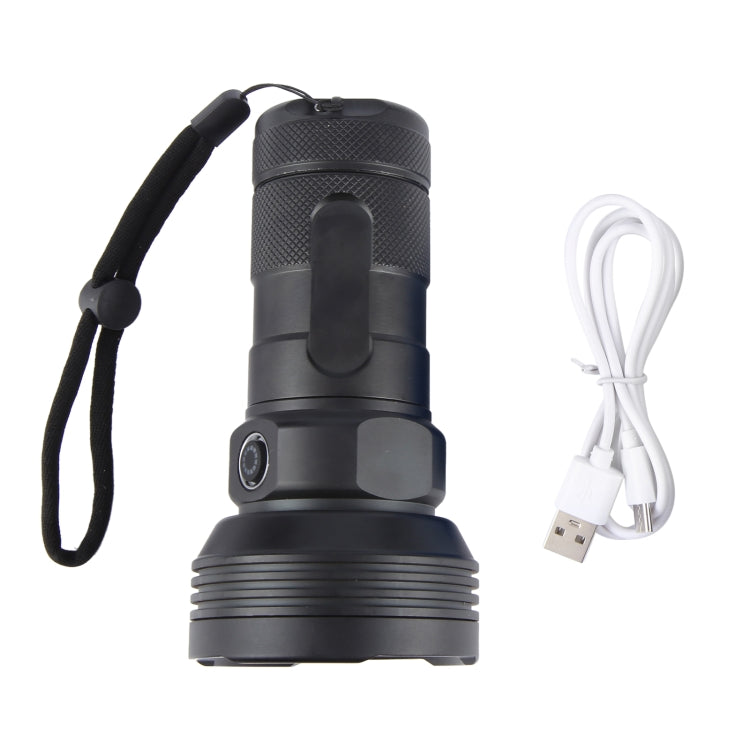 W5202-1 31 LEDs 5500LM High Brightness Rechargeable Flashlight - Black