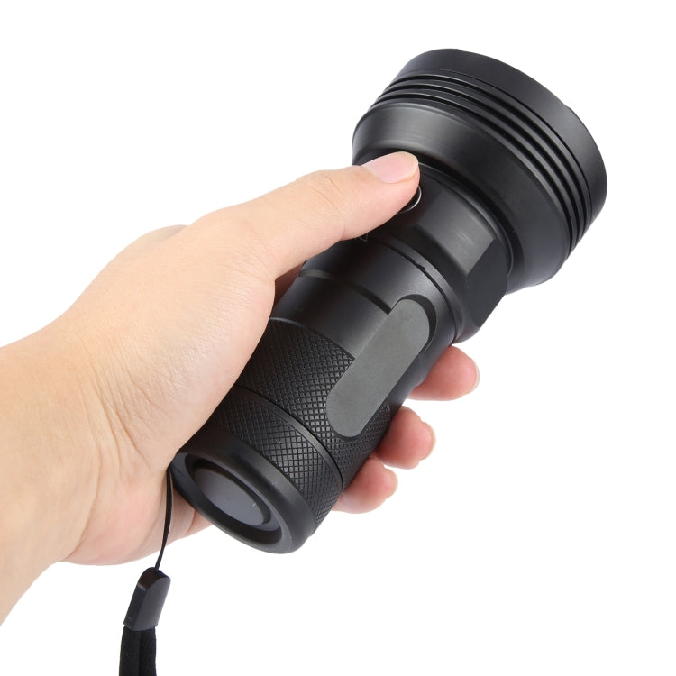 W5202-1 31 LEDs 5500LM High Brightness Rechargeable Flashlight - Black