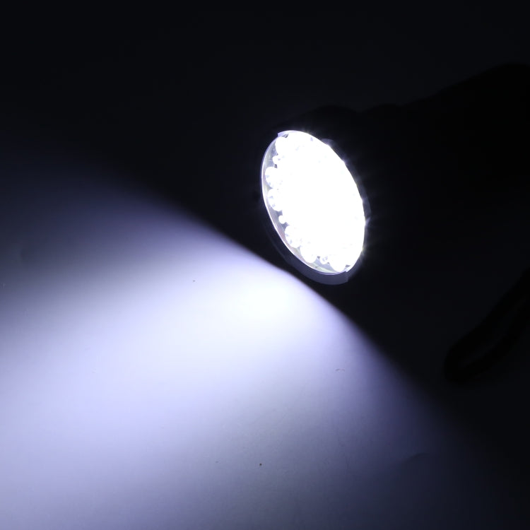 W5202-1 31 LEDs 5500LM High Brightness Rechargeable Flashlight - Black