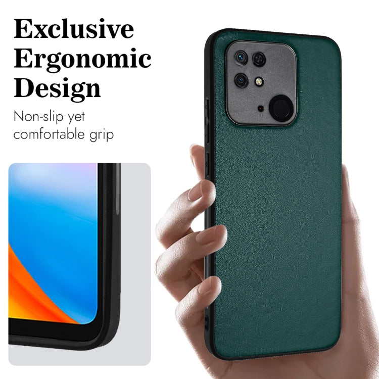For Xiaomi Redmi 10C R20 Leather Pattern Phone Single Case