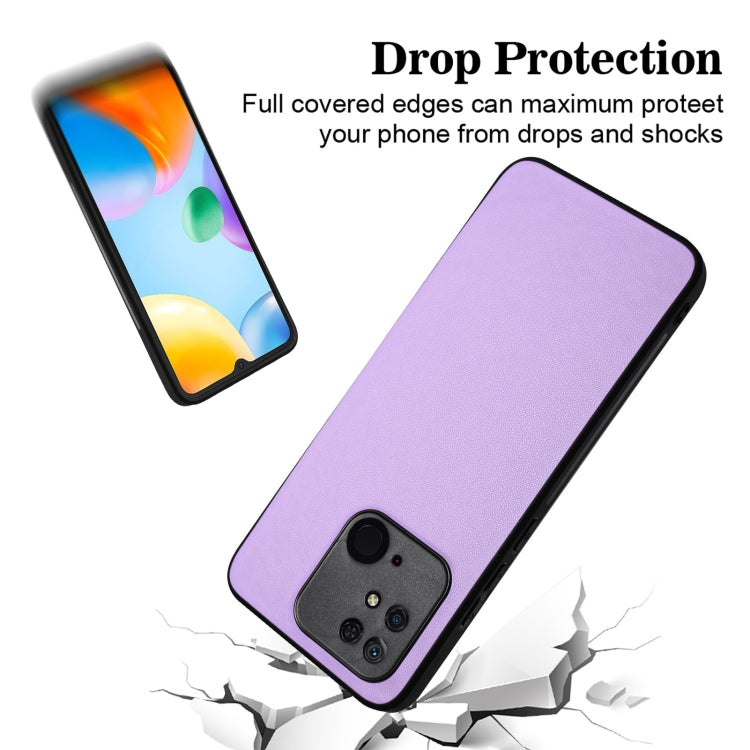 For Xiaomi Redmi 10C R20 Leather Pattern Phone Single Case