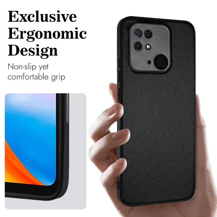 For Xiaomi Redmi 10C R20 Leather Pattern Phone Single Case