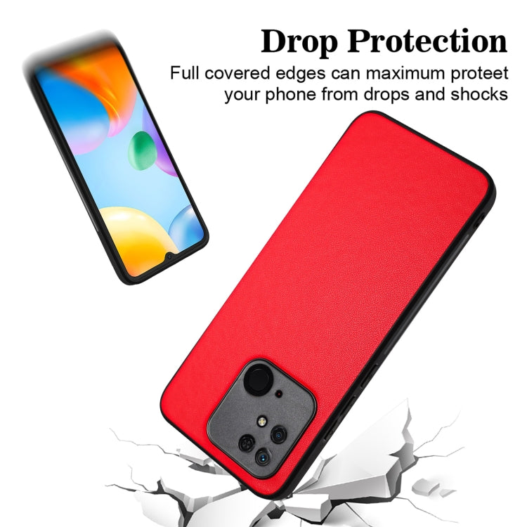 For Xiaomi Redmi 10C R20 Leather Pattern Phone Single Case