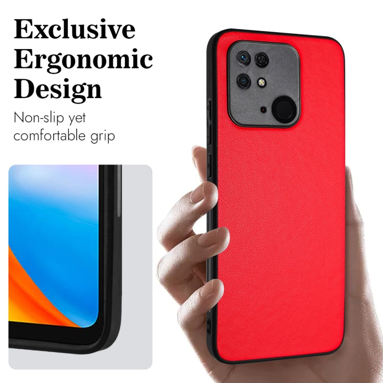 For Xiaomi Redmi 10C R20 Leather Pattern Phone Single Case